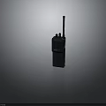 Tactical Weapon Radio With Black Body Antenna TRI BAND And Control Buttons