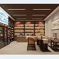 Modern Alcohol and Tobacco Commissary 3d model
