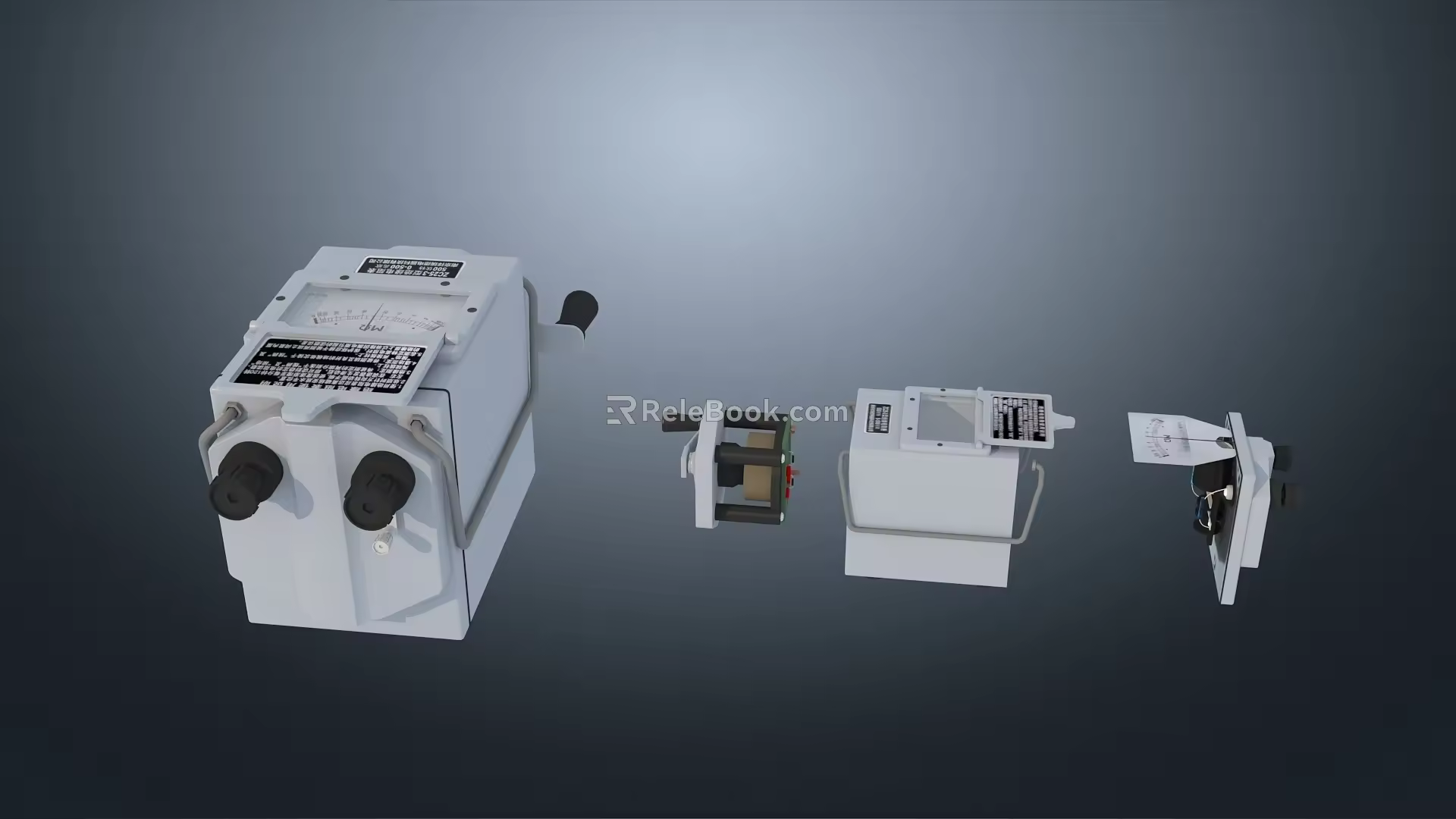 Megohmmeter with internal 3d model