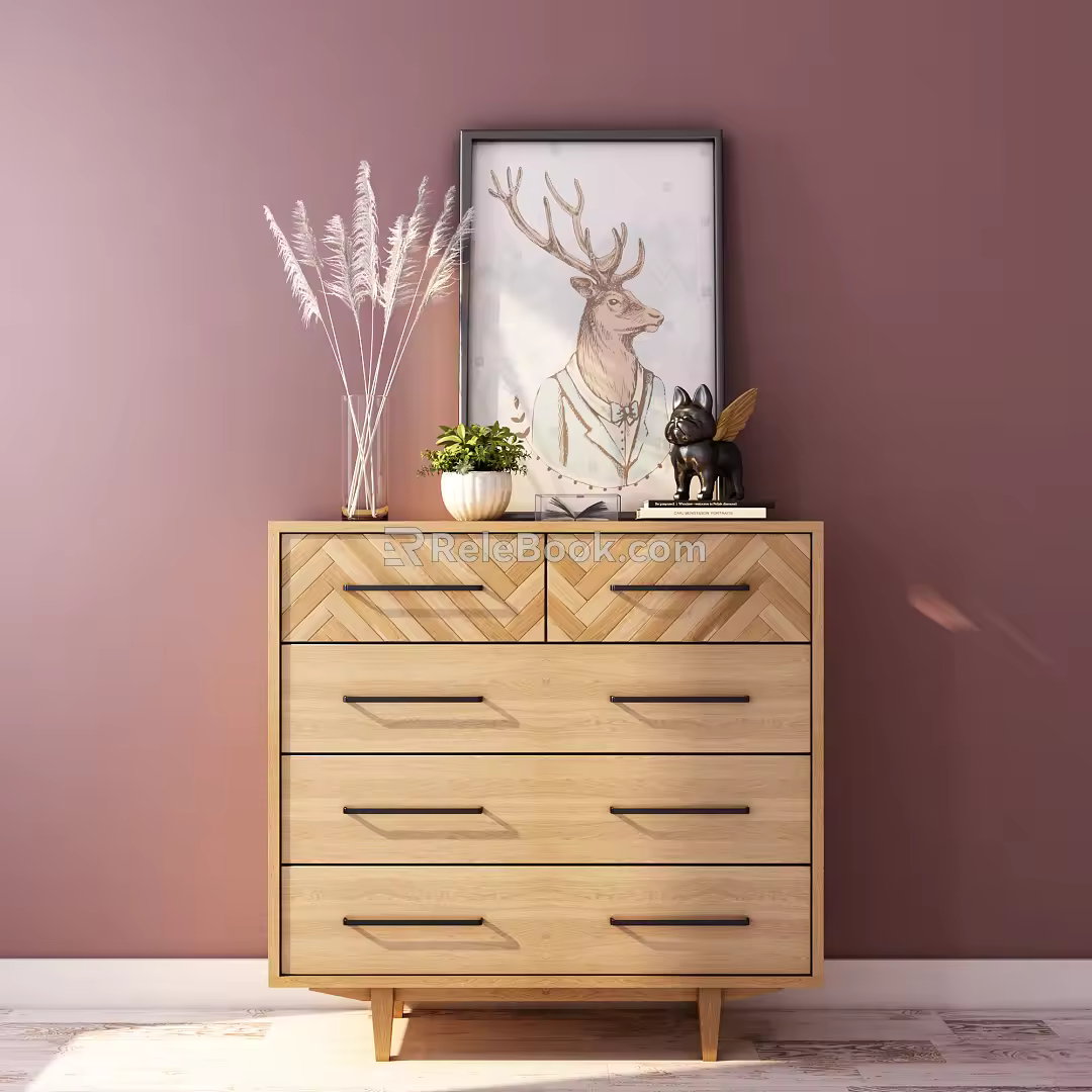 Nordic drawer 3d model