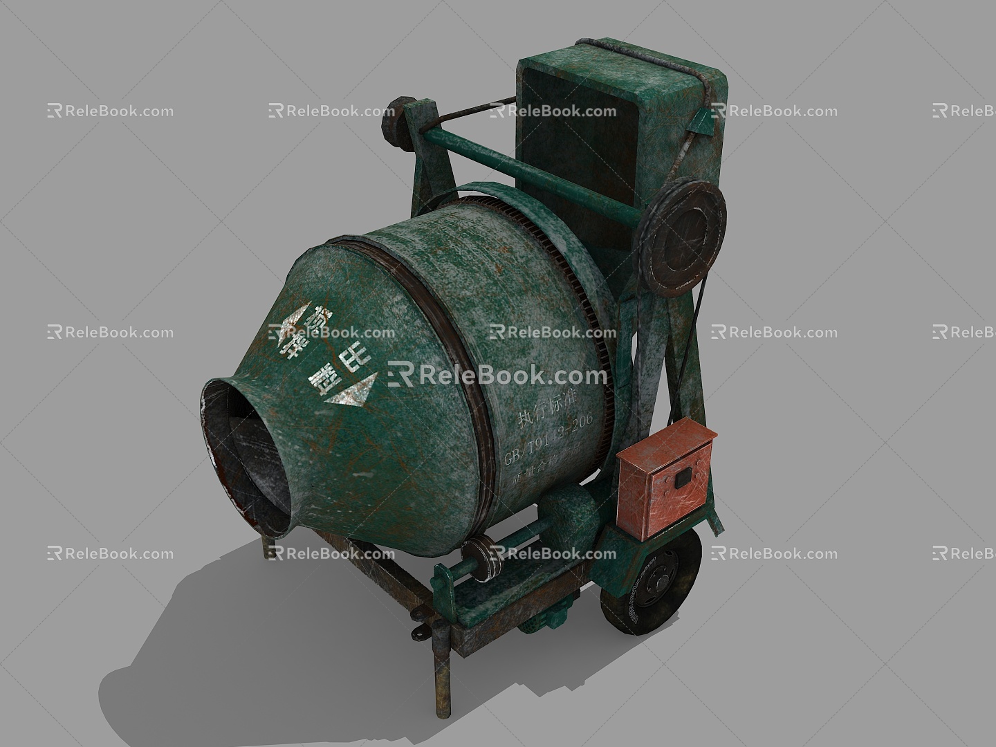 industrial LOFT mixer concrete mixer model