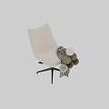Modern Fabric Sofa And Coffee Table Set With Striped Design Plaid Blanket And Color Options