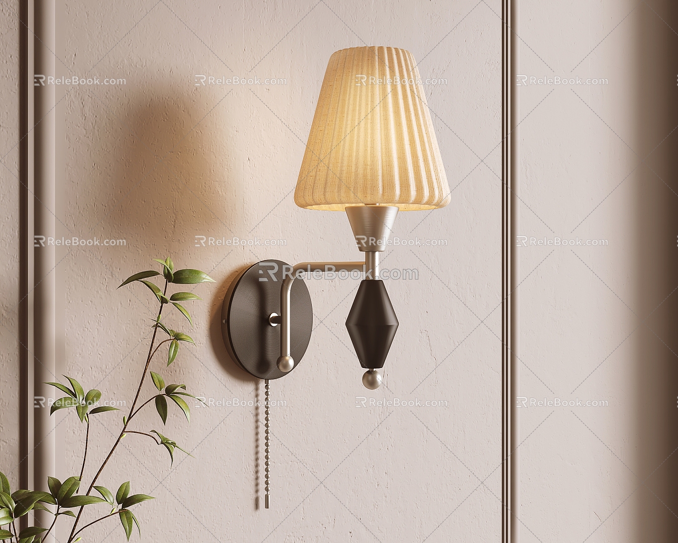 French Wall Lamp 3d model