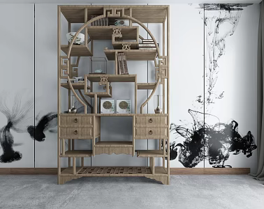 Chinese Antique Rack 3d model