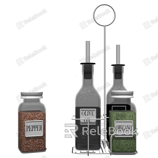 Modern seasoning bottle seasoning model