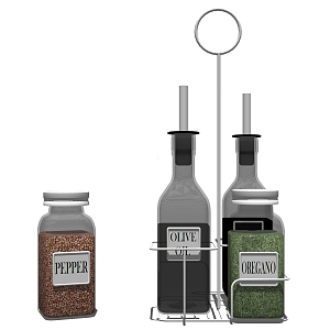 Modern seasoning bottle seasoning 3d model