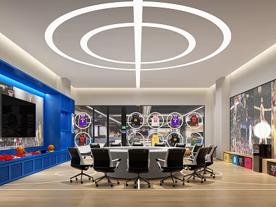 Modern Meeting Room Meeting Tables and Chairs 3d model Modern Meeting Room Meeting Tables and Chairs 3d model