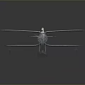 Detailed Vintage Light Blue Biplane Model With Wing Insignia Propeller And Cockpit