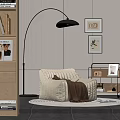 Modern Lazy Sofa 3d model