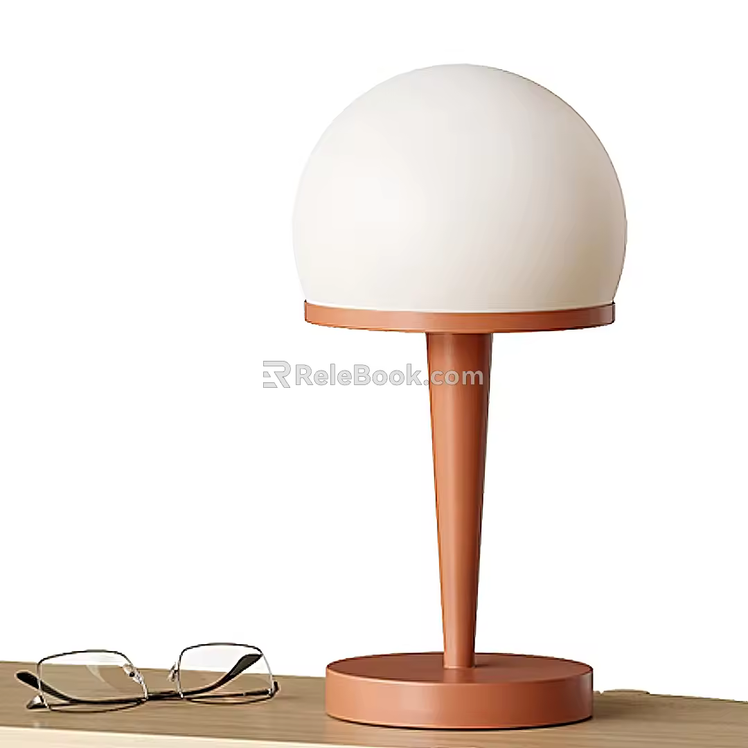 Table Lamp Desk Lamp Solid Wood Table Lamp Decorative Table Lamp Retro Lamp 3d model
