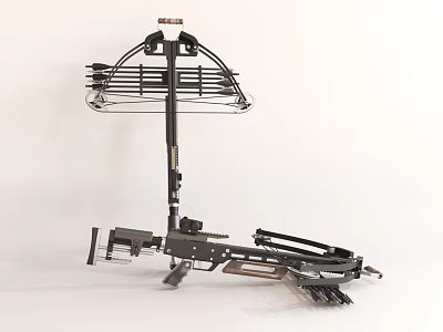 Modern Tactical Crossbow with Mechanical Structure and Durable Metal Components 3d model Modern Tactical Crossbow with Mechanical Structure and Durable Metal Components 3d model