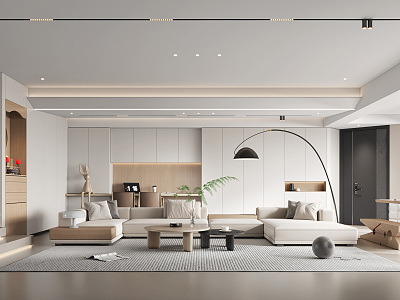 modern living room model