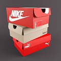 Shoe Box Nike Shoe Box Box Storage Box Paper Box 3d model