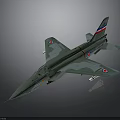 Green Camouflage Space Aircraft Model With Red Blue Insignia For Cosmic Exploration