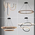 Modern Circular Chandelier Designs With Metal Frames And Wooden Accents