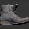 Modern Boots Men's Boots Old Boots Old Leather Boots Old Rain Boots 3d model