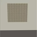 Soft Upholstery With Grid Pattern Square Elements And Neutral Tone Design