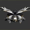Divine Angelic Warrior Character With Silver Gold Armor And White Feathered Wings