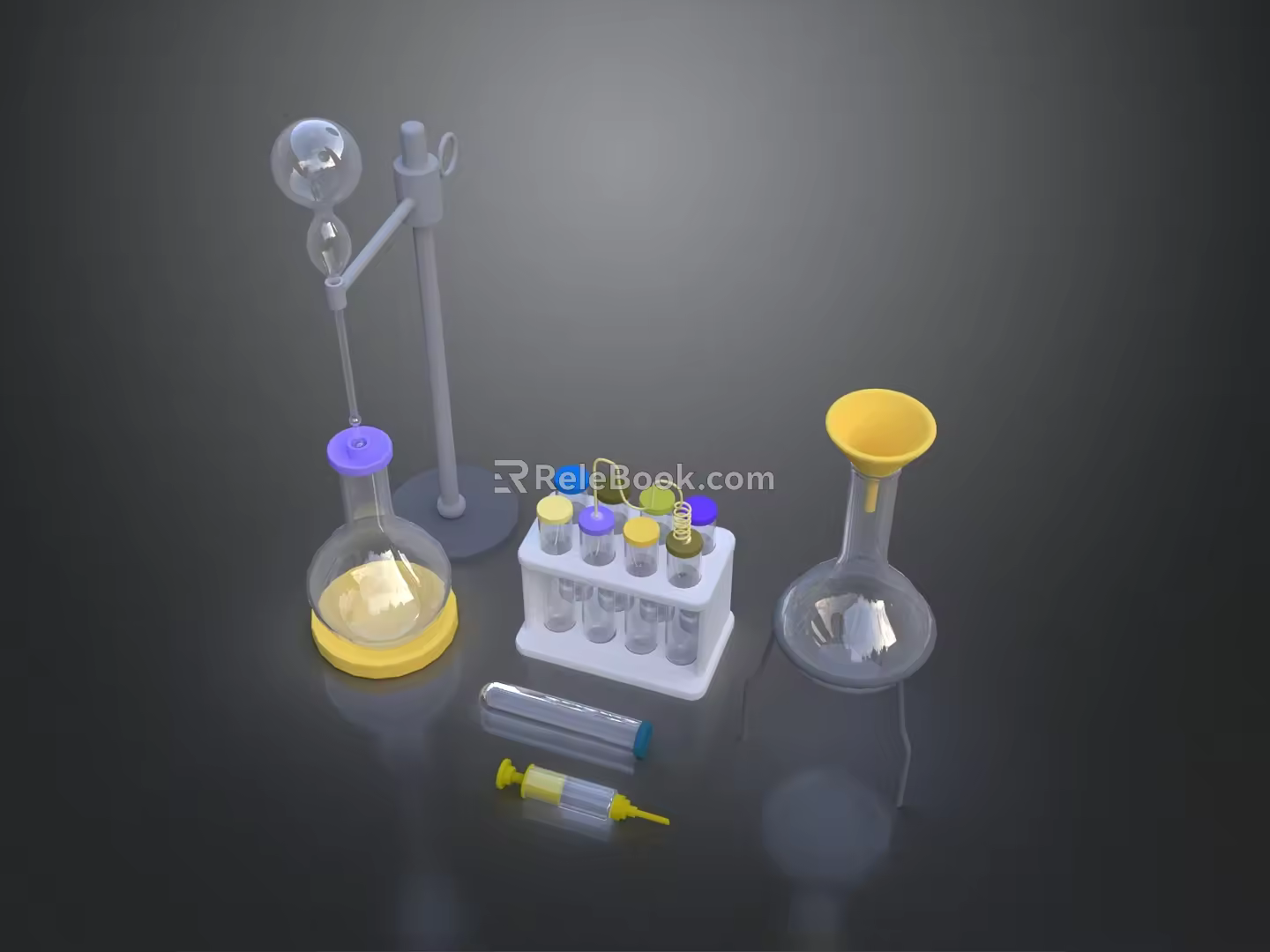 Test Tube Experimental Equipment Chemical Experimental Equipment Experimental Instruments Experimental Vessels 3d model