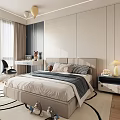 Modern Kids Room Interior With Bed Stuffed Toys On Rug Desk Chair And Balloons