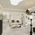 Modern Elegant Clothing Store Interior With Mannequins Clothing Displays And Decorative Lighting
