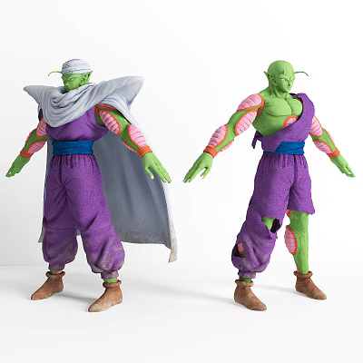 Modern game character bick 3d model