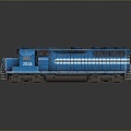 vintage train steam train train carriage locomotive head steam car carriage train modern vehicle 3d model