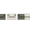 Modern Combination Sofa Sofa Combination 3d model
