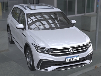 Hyundai Volkswagen Tiguan cars 3d model