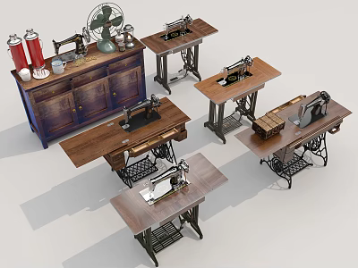 old object sewing machine 3d model old object sewing machine 3d model