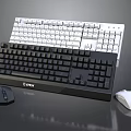 Modern Keyboard Wireless Keyboard 3d model