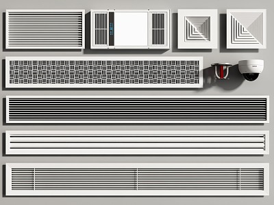 Modern air conditioning air outlet air conditioning outlet central air conditioning aluminum gusset plate model