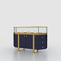 Elegant Modern Jewelry Display Cabinet With Glass Showcase Drawers And Cabinets