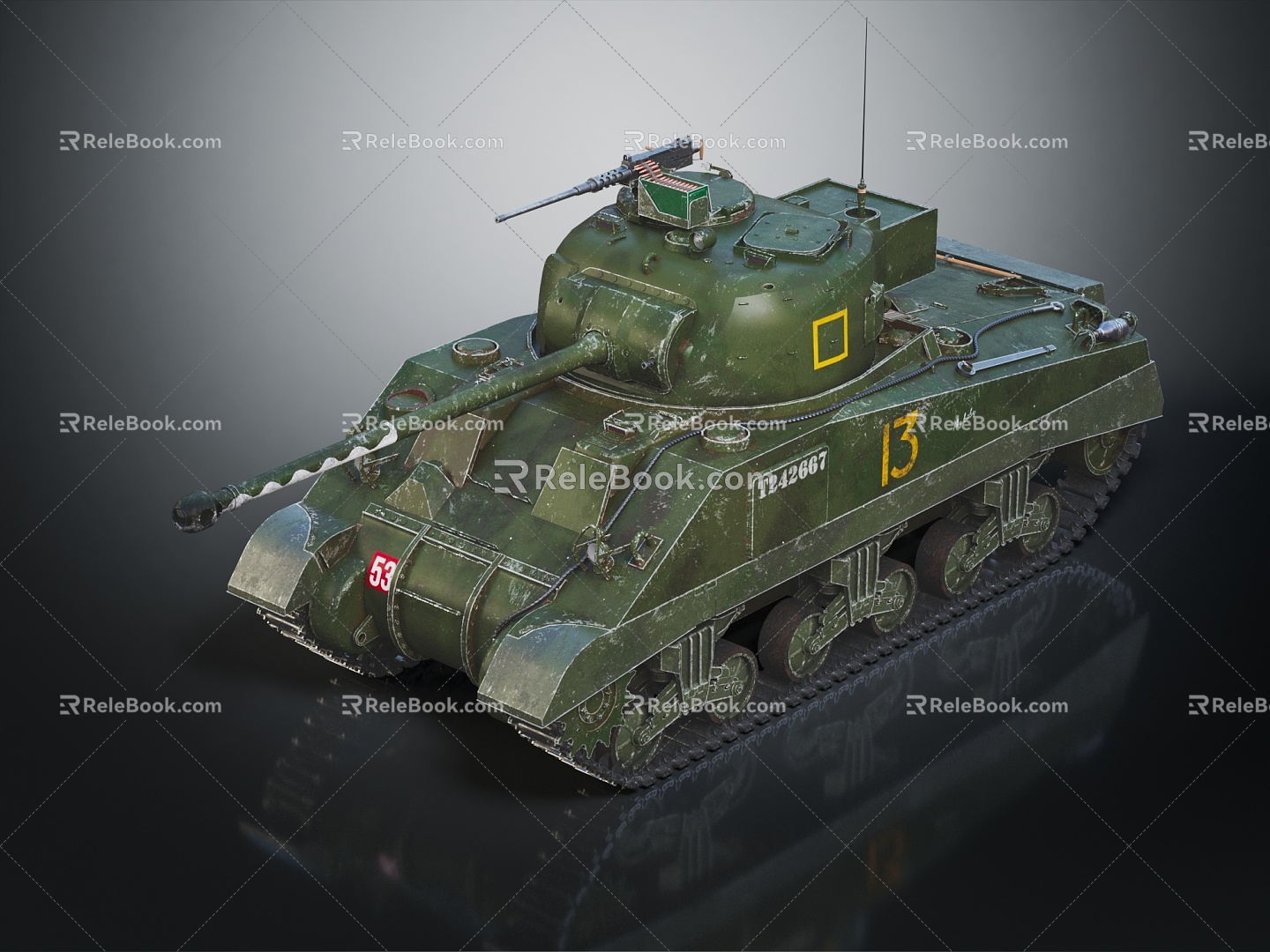 Modern Tank World War II Tank World War I Tank Heavy Tank 3d model