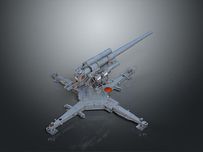 laser tower turret turntable sci-fi tower defense game tower defense sci-fi turret game turret game turret 3d model