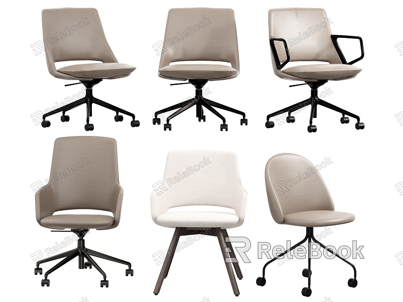 Modern Office Chair Dining Chair Leisure Chair model