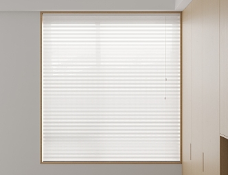 modern venetian blinds curtain 3d model