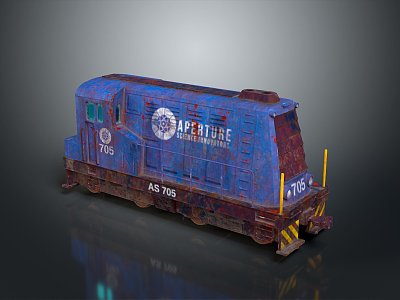 vintage train steam train carriage locomotive head steam carriage train vehicle 3d model