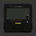 Rugged Portable Industrial Computer Console With Display Screen Control Buttons And Joystick