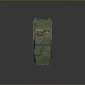 Green Military Armored Vehicle With Multi Wheel Design Top Weapon And Antenna