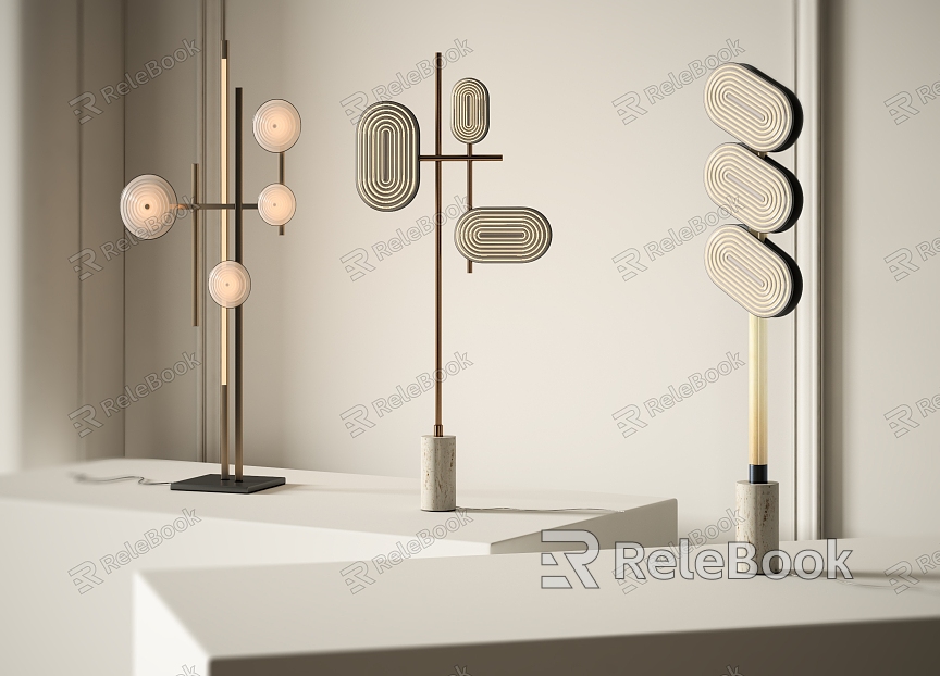 Floor lamp combination model