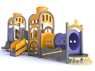 Modern play equipment Children's play equipment 3d model
