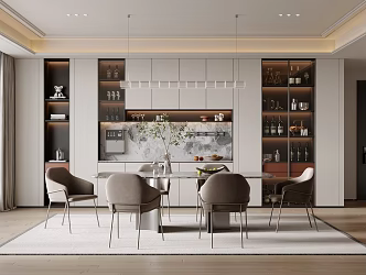 Modern Restaurant 3d model