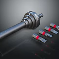 Modern screwdriver multi-head screwdriver flat screwdriver Phillips screwdriver 3d model
