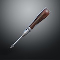 Modern Screwdriver Antique Screwdriver Flat Screwdriver 3d model