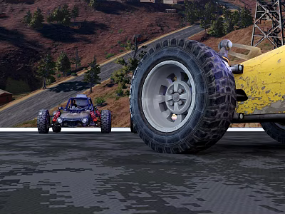 Modern mountain buggy 3d model Modern mountain buggy 3d model