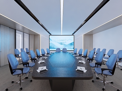 Modern Meeting Room Office Space Meeting Room 3d model