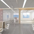 Hospital Outpatient Clinic Waiting Area With Modern Design Natural Light And Comfortable Seats