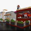 Creative Container Style Milk Tea Shop With Cozy Outdoor Seating And Cute Themed Decoration