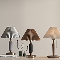 Modern table lamp combination 3d model